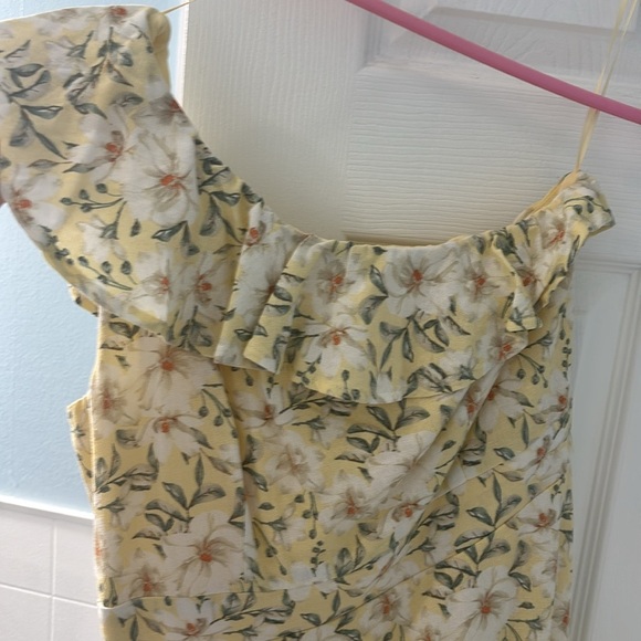 Floral Yellow Dress - Picture 3 of 3